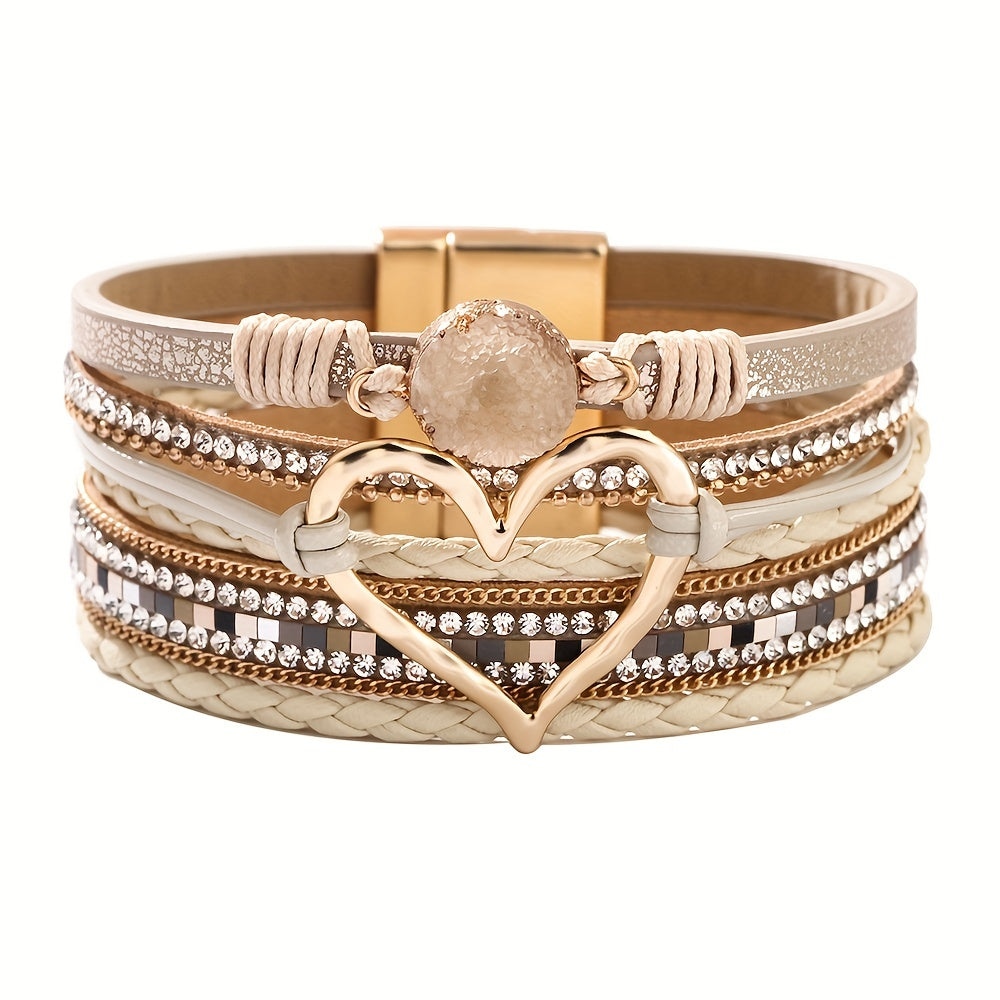 Multilayer Leather Bohemian Bracelet