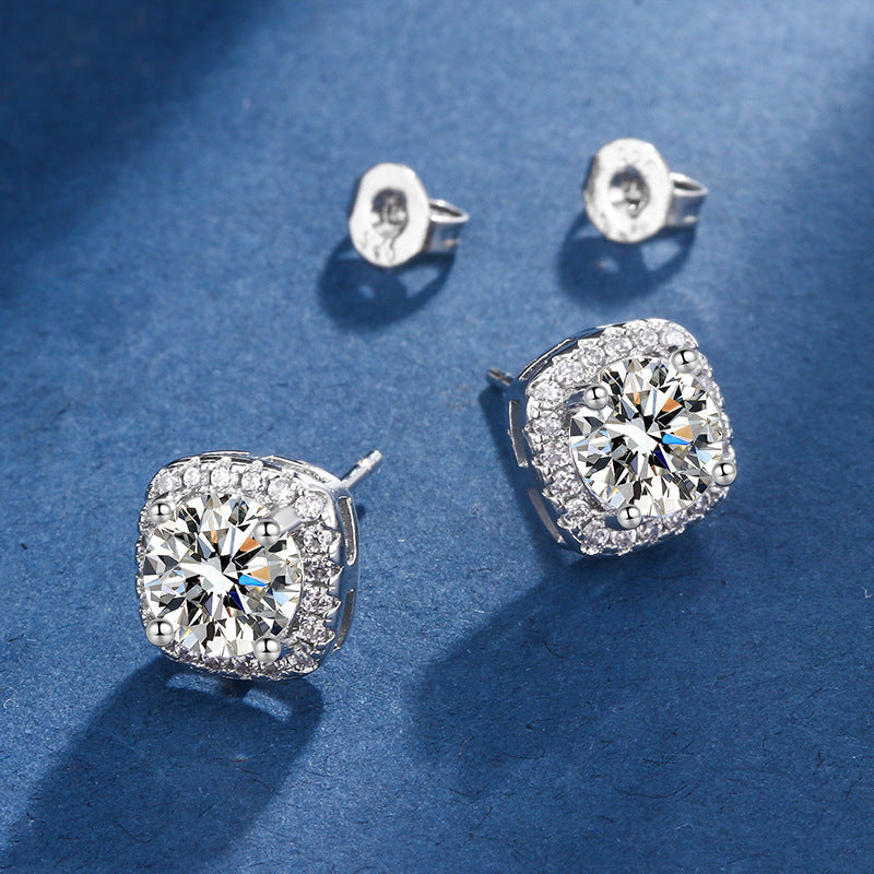 Aria Square Radiant Exclusive White Gold Jewelry Set