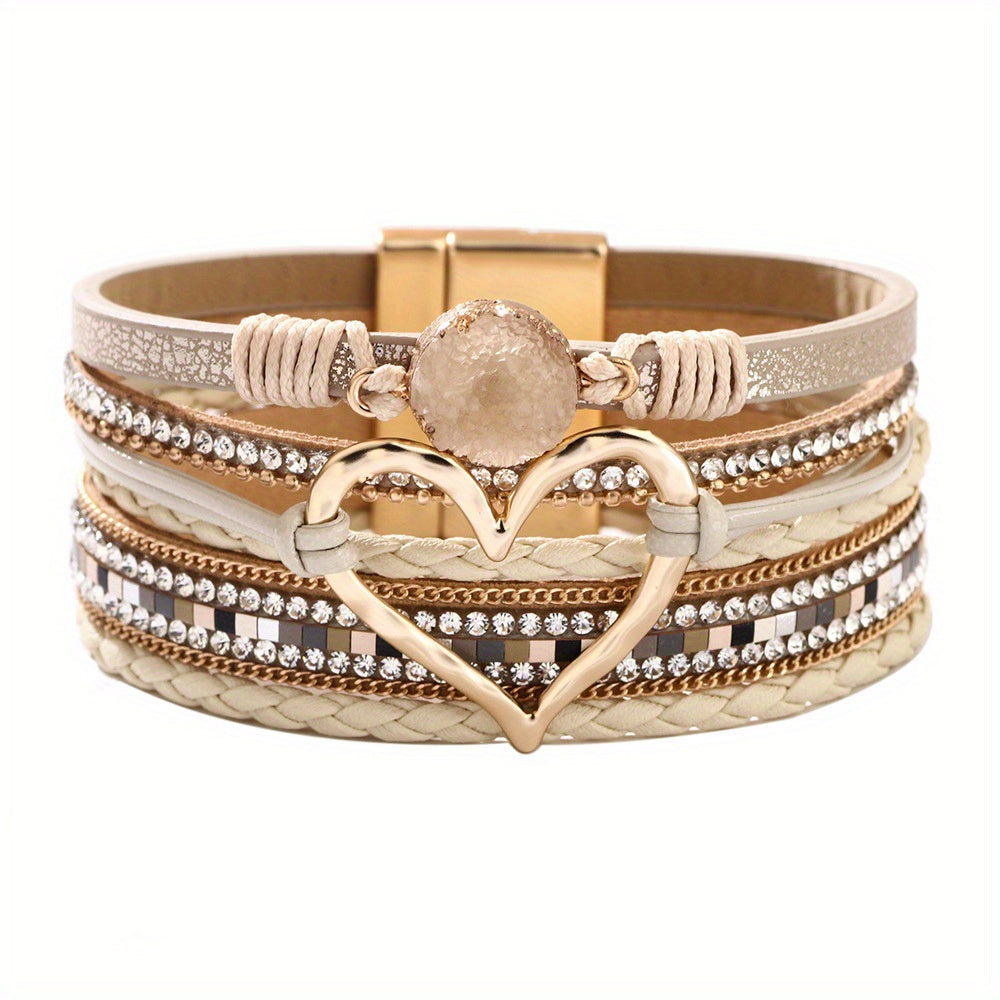Multilayer Leather Bohemian Bracelet
