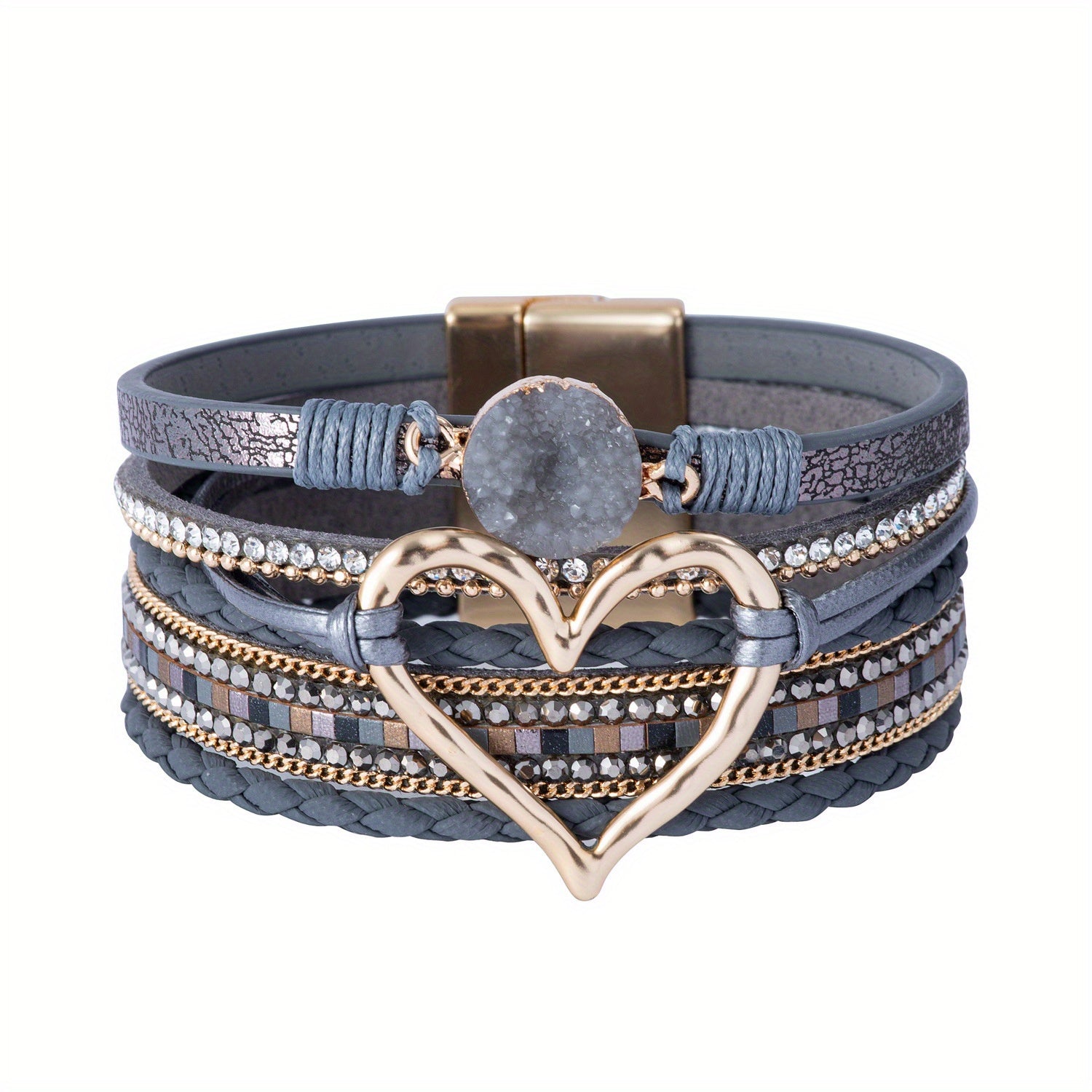 Multilayer Leather Bohemian Bracelet