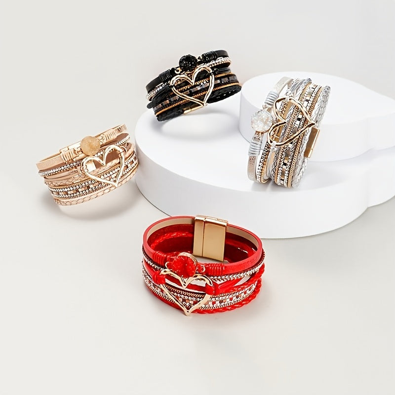 Multilayer Leather Bohemian Bracelet
